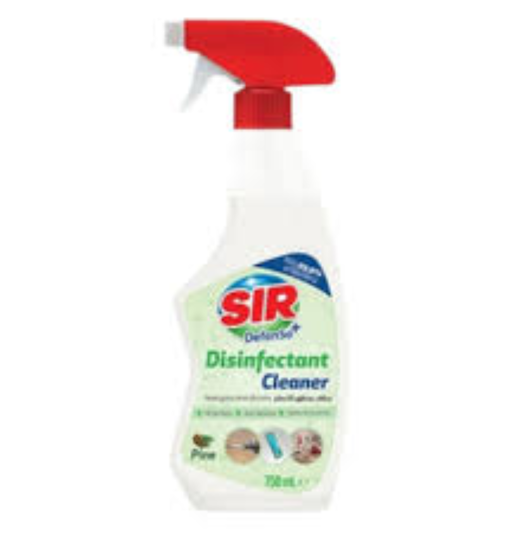 SIR DISINFECTANT CLEANER SPRAY 750ML